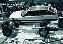 Hybridfahrzeug aus den 1990er Jahren: Der Audi Duo der ersten Generation wurde im März 1990 auf dem Genfer Automobilsalon vorgestellt